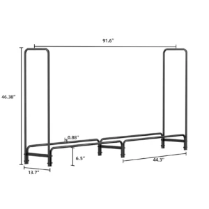 Outdoor Fire Wood Log Rack