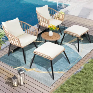 5 Piece Patio Furniture Set